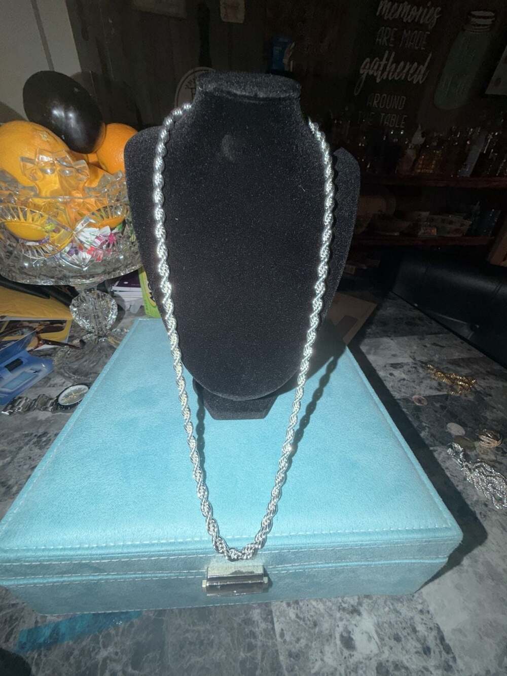 925 Sterling Silver filled  Rope Chain 26 inch 3mm